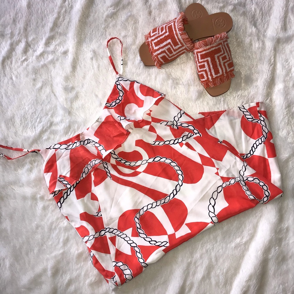 Lilly Pulitzer Layla Booze Cruise Orange Dress XS